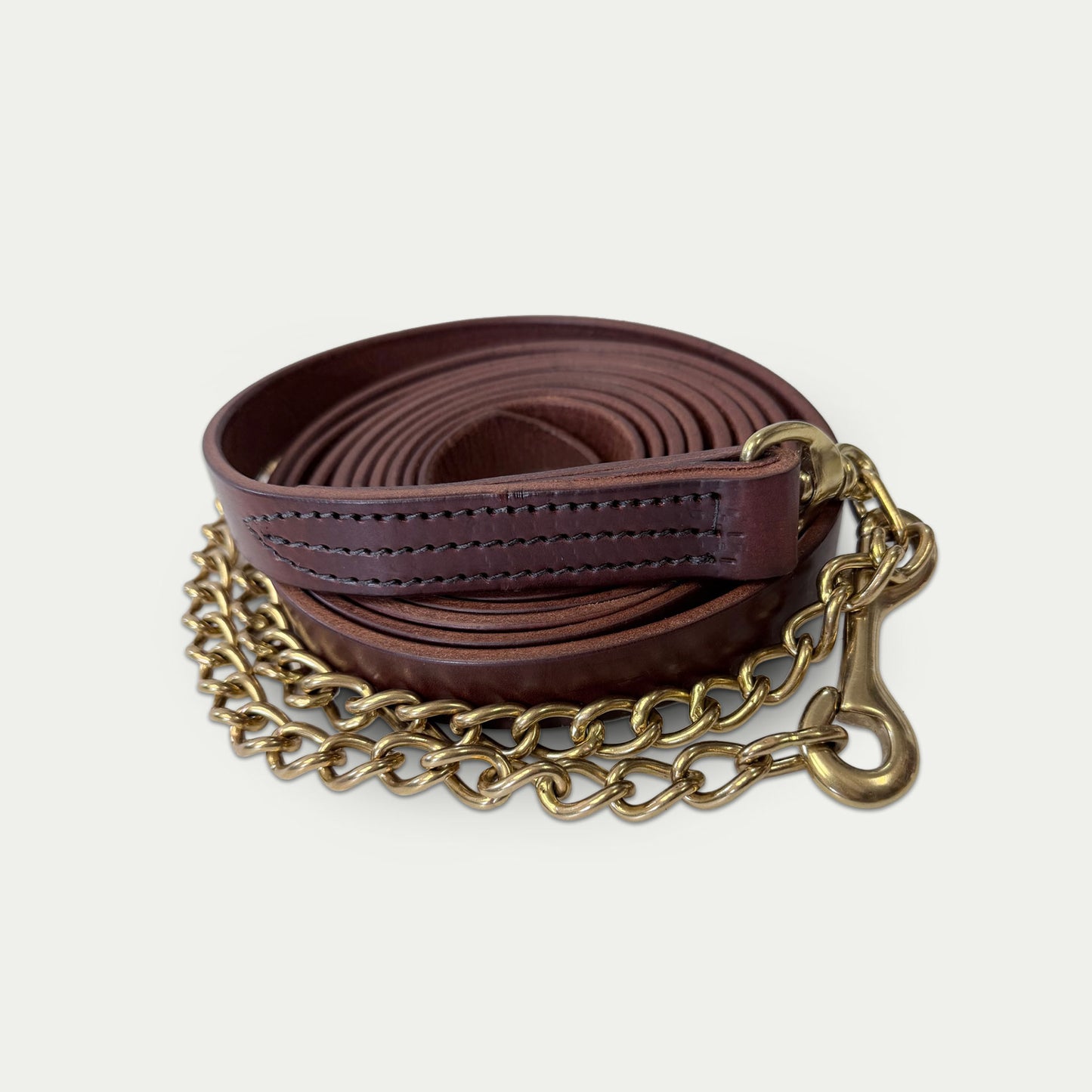 Leather Stallion Lead Shank